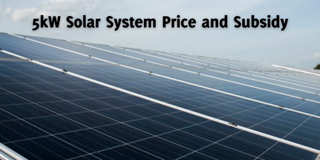 5kW Solar System Price