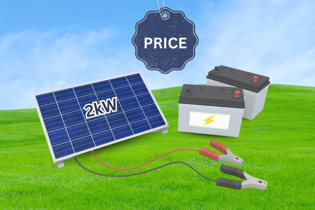 2kW Solar Panel Price in India